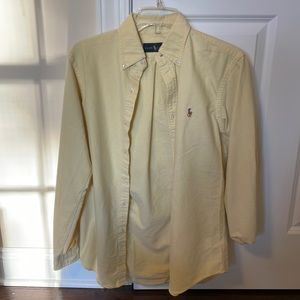 Yellow Polo Ralph Lauren Oxford shirt
